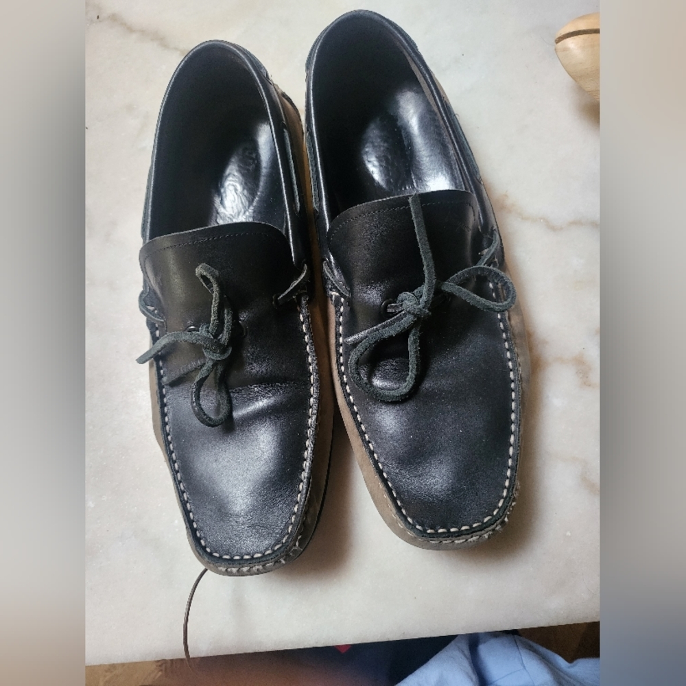 Salvatore ferragamo boat deck shoes size 9
